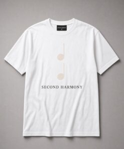 Alternative view of Second Harmony Music Notes Unisex T-Shirt