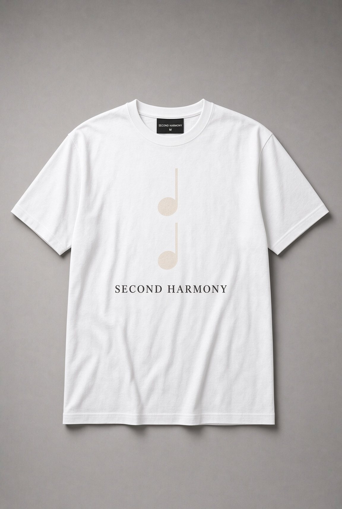 Second Harmony Music Notes Unisex T-Shirt - Image 2